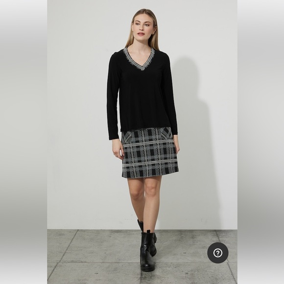 NWT Joseph Ribkoff V Neck Trim Style 2233257 - Picture 3 of 16